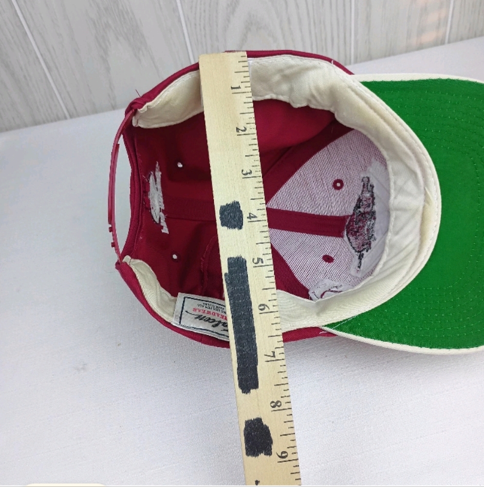 Arkansas Razorback Falcon Headwear Embroidered Logo Cap Hat Adjustable Strap. - Picture 12 of 12